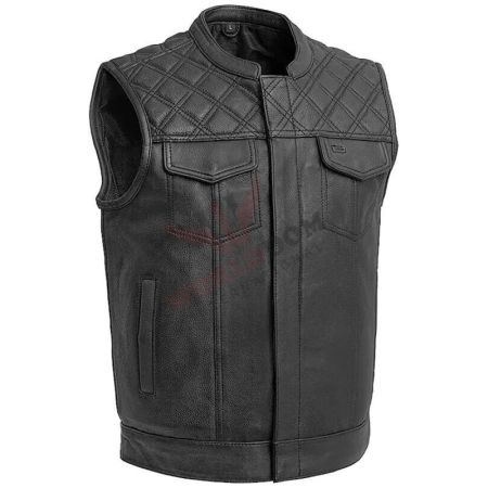 Men Leather Vest