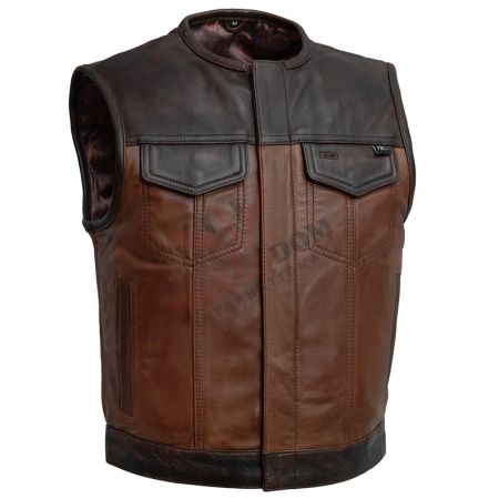 Men Leather Vest