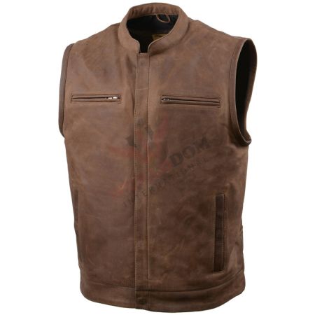 Men Leather Vest