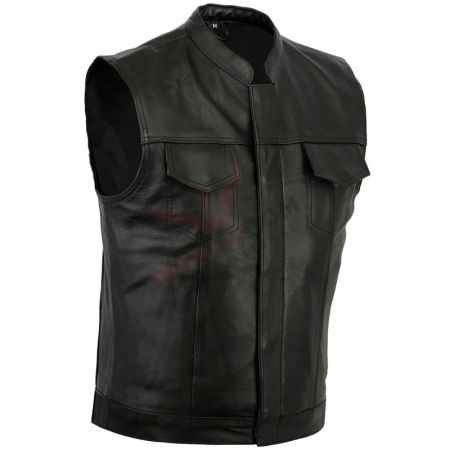 Men Leather Vest