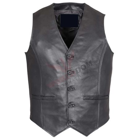 Men Leather Vest