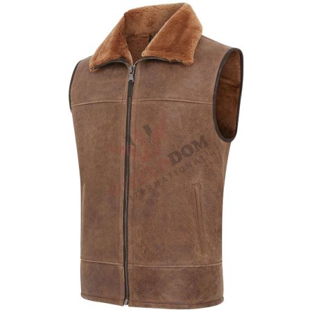 Men Leather Vest
