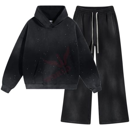 Acid Washed Sweat Suit