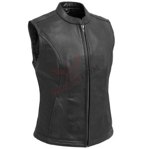 Women Leather Vest