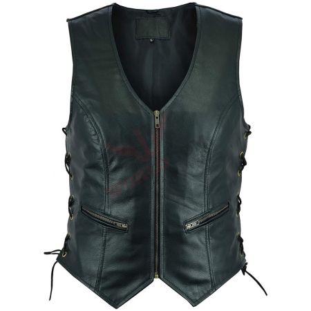 Women Leather Vest