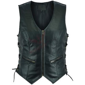 Women Leather Vest