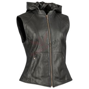 Women Leather Vest
